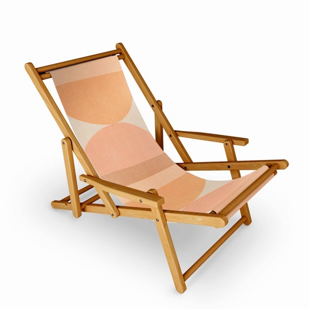 Iveta Abolina Coral Shapes Series Ii Outdoor Sling Chair Deny Designs