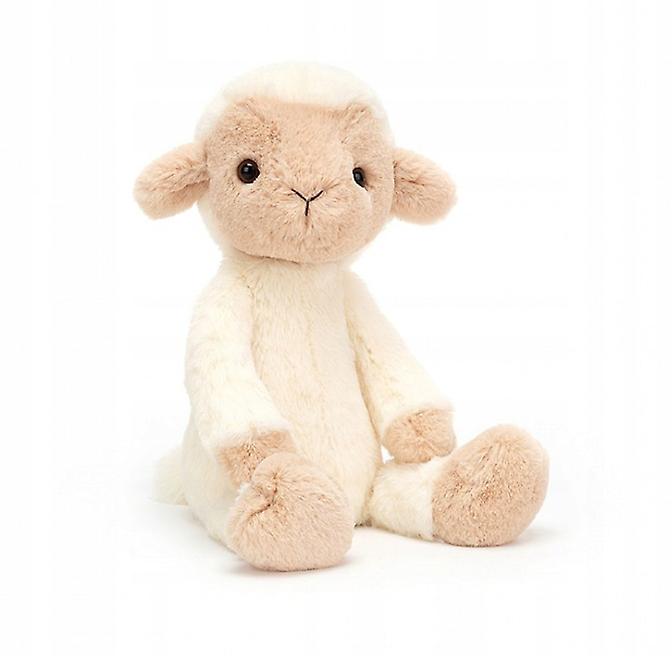 Shy Lamb Beige Plush Toy