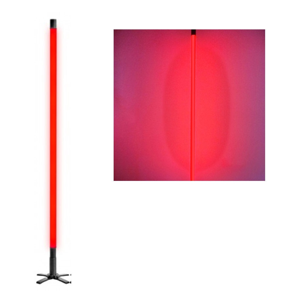 Febland LT34R Red Neon Tube Funky Slim Floor & Wall Lamp Light 137cm