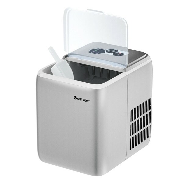 44 lbs Portable Countertop Ice Maker Machine with Scoop - 14.5