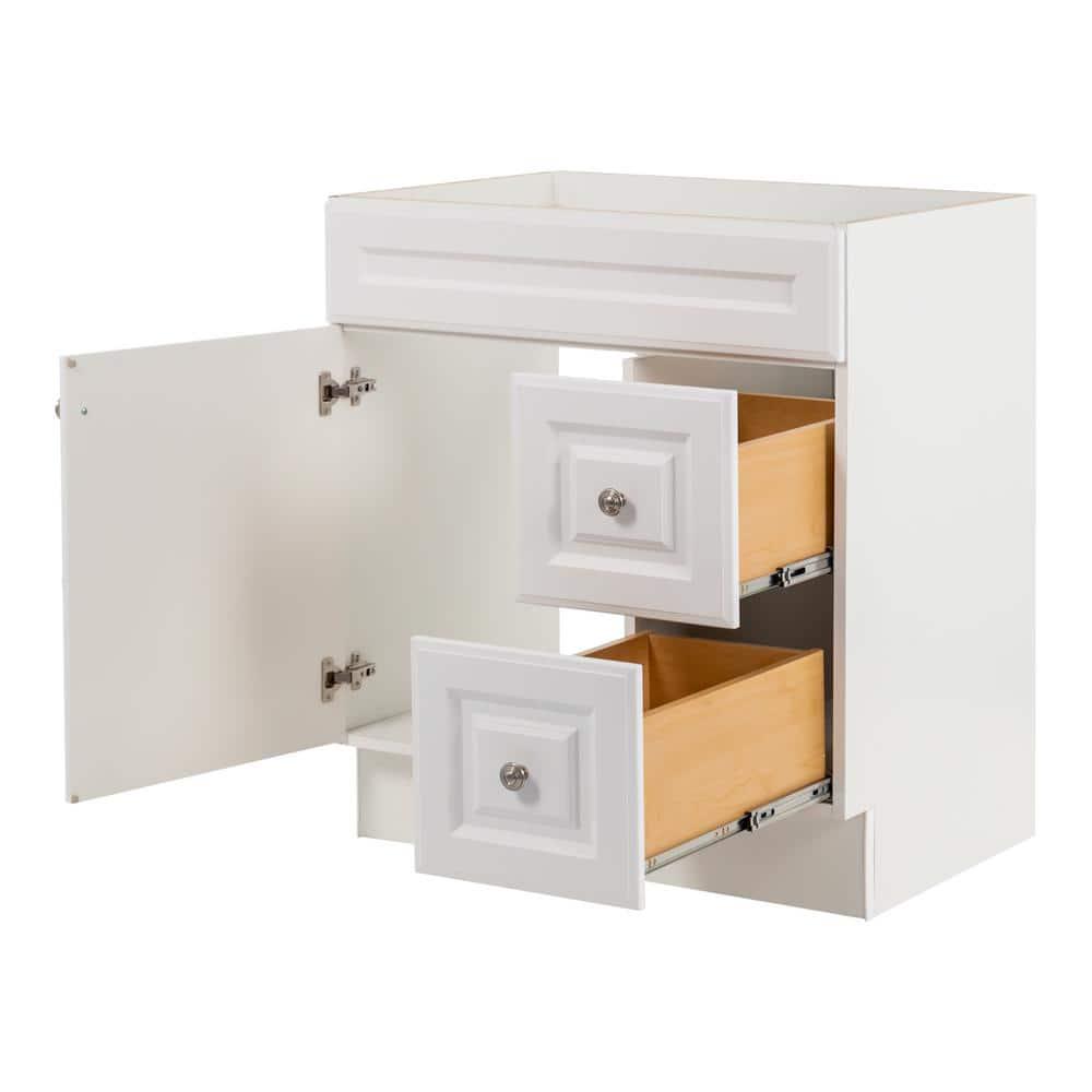 Glacier Bay Glensford 30 in W x 2165 in D x 3421 in H Bath Vanity Cabinet Only in White