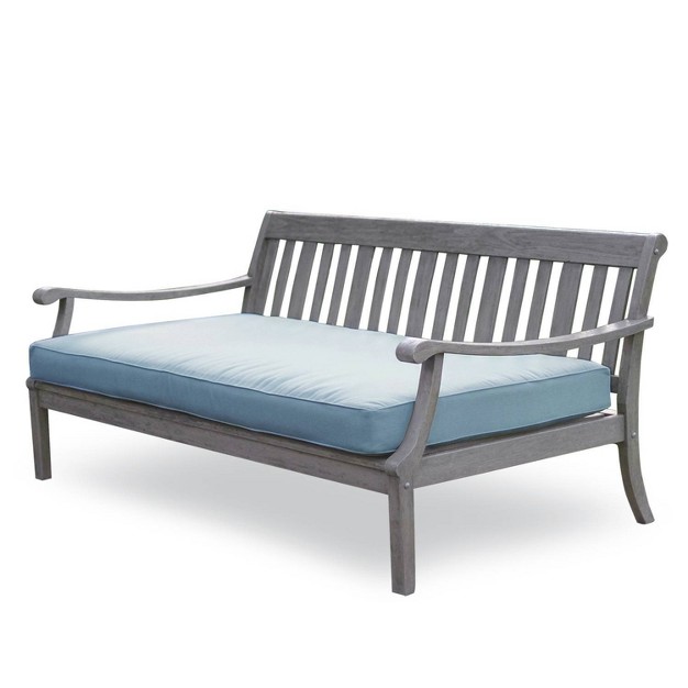 Sopra Wood Patio Daybed Blue Spruce Cambridge Casual