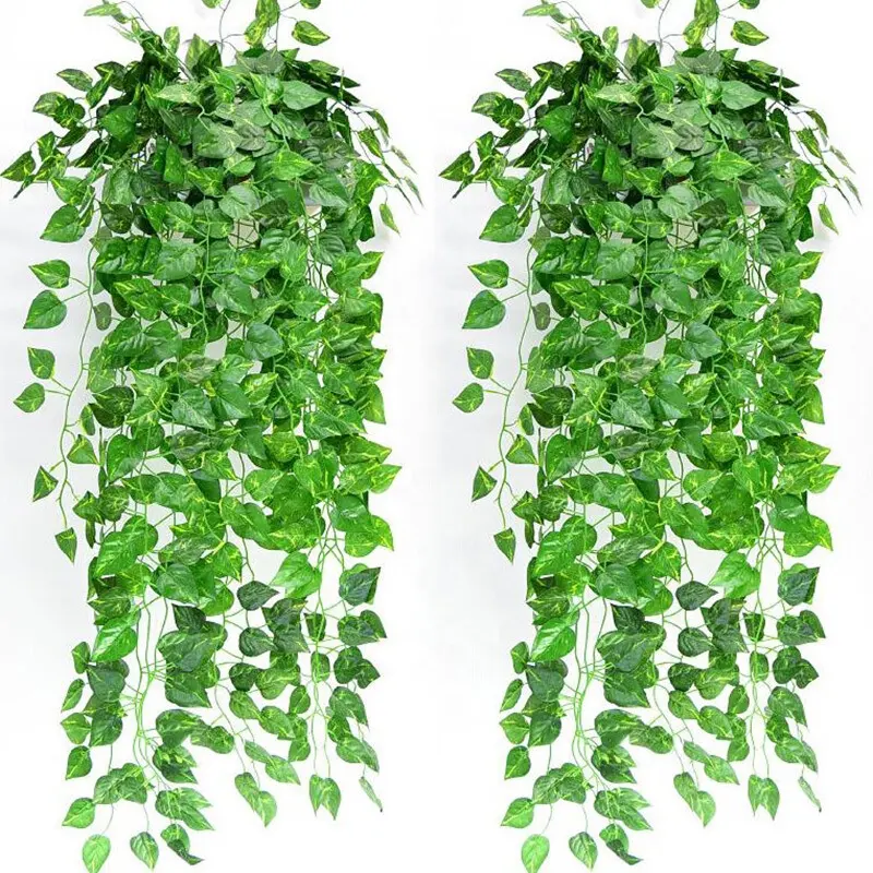 Factory supply artificial wall hanging decoration ivy vines wholesale green plants