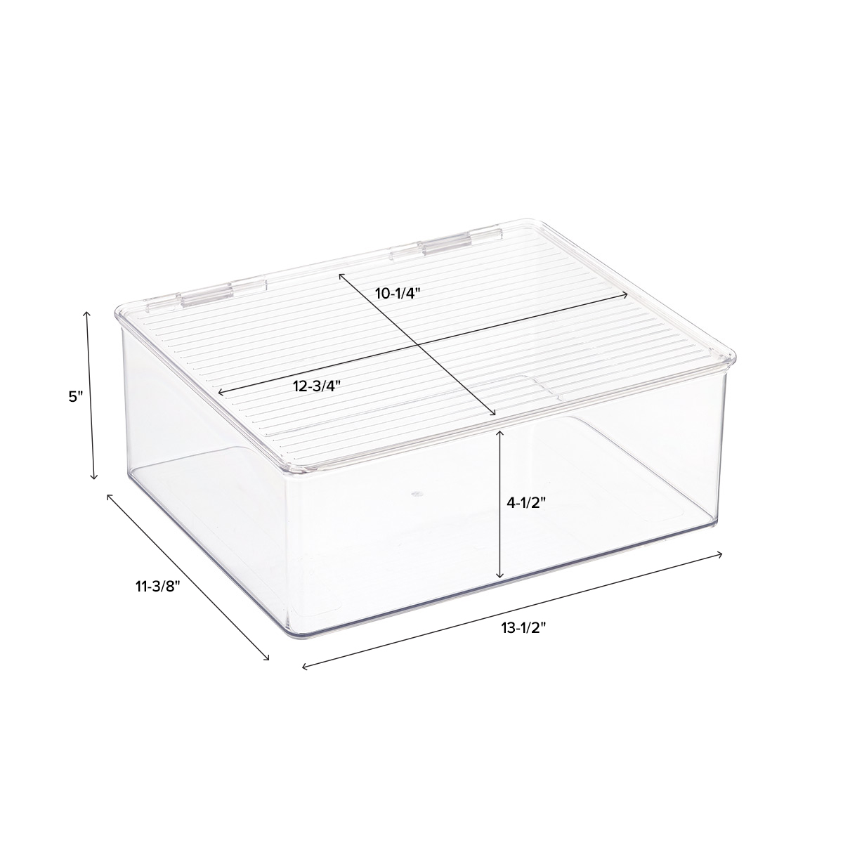 HingedLid Stackable Boxes