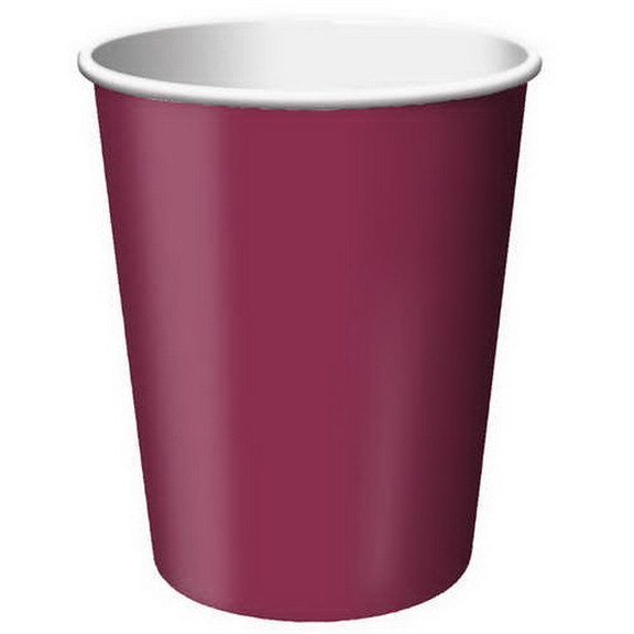 Creative Converting 563122B Burgundy Hot/Cold Cup ...