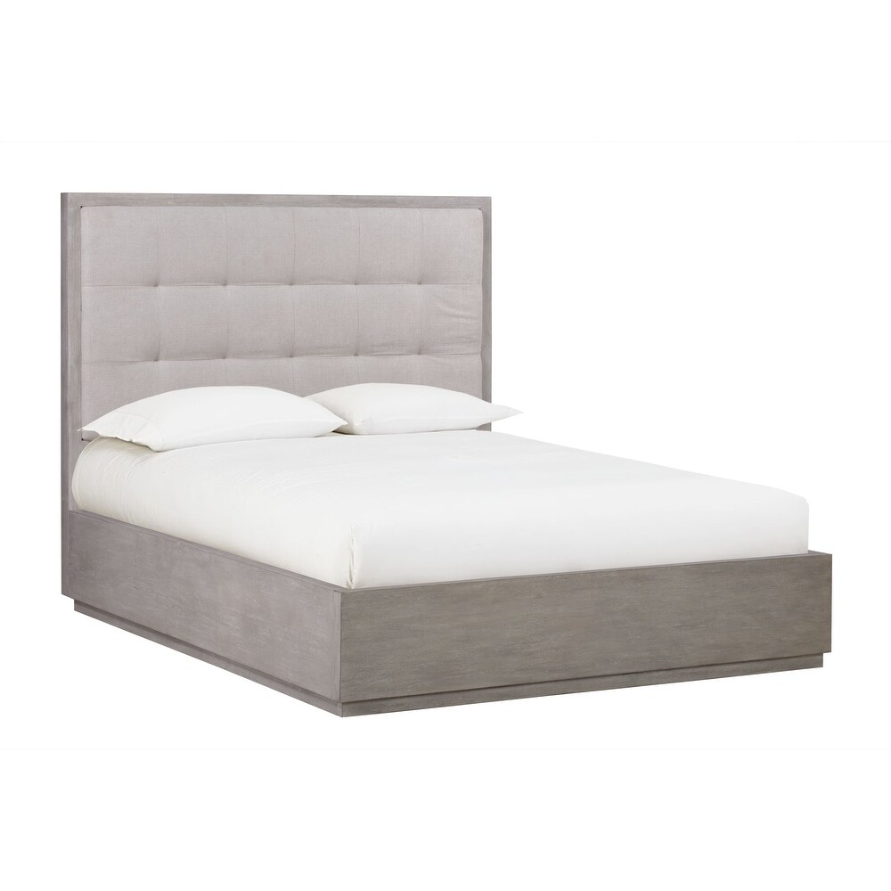 Oxford Platform Bed in Mineral