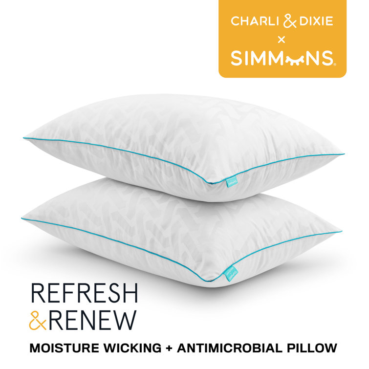 Charli & Dixie X Simmons Refresh & Renew Bed Pillow Set Of 2