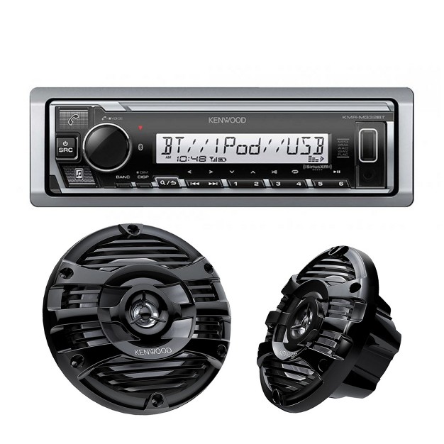 2 way Marine Speaker System black 150w Max Power