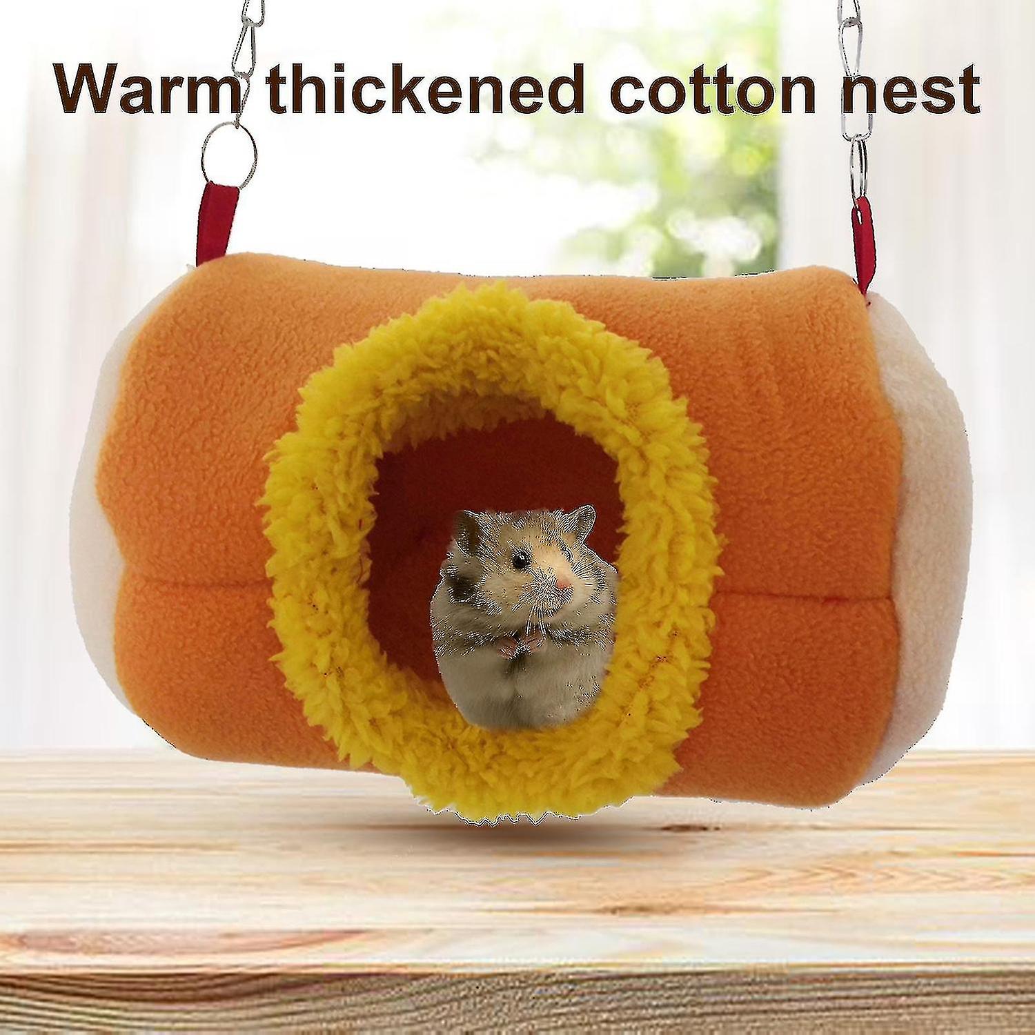 Plush Snuggle Bird Hammock Breathable Keep Warm Pets Supplies Bird Plush Warm Winter Hanging Hammock