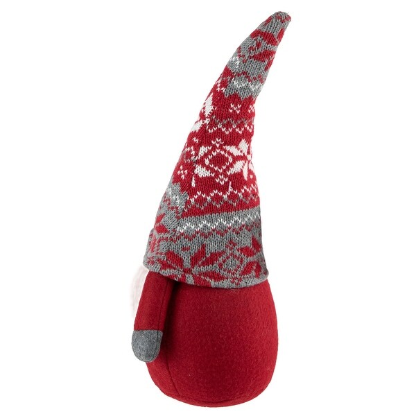 Standing Gnome with Nordic Hat Christmas Decoration