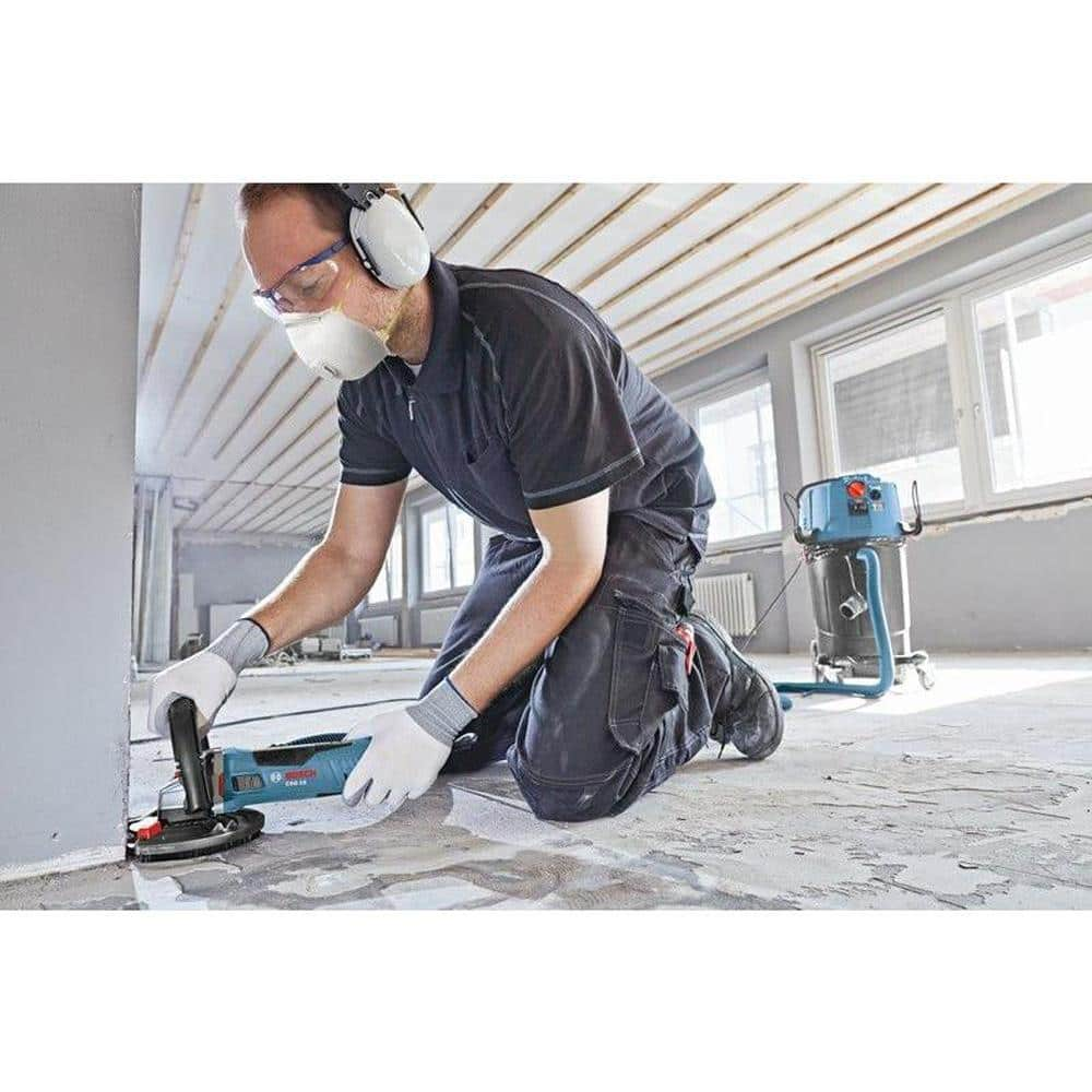 Bosch 12.5 Amp Corded 5 in. Concrete Surfacing Grinder with Dedicated Dust Collection Shroud CSG15