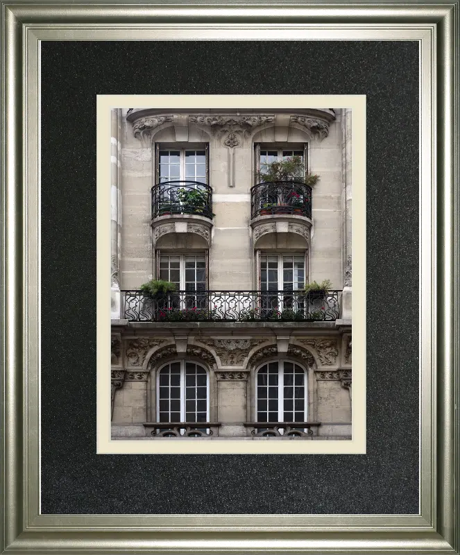 Balcon Parisien II Framed Printed Wall Art