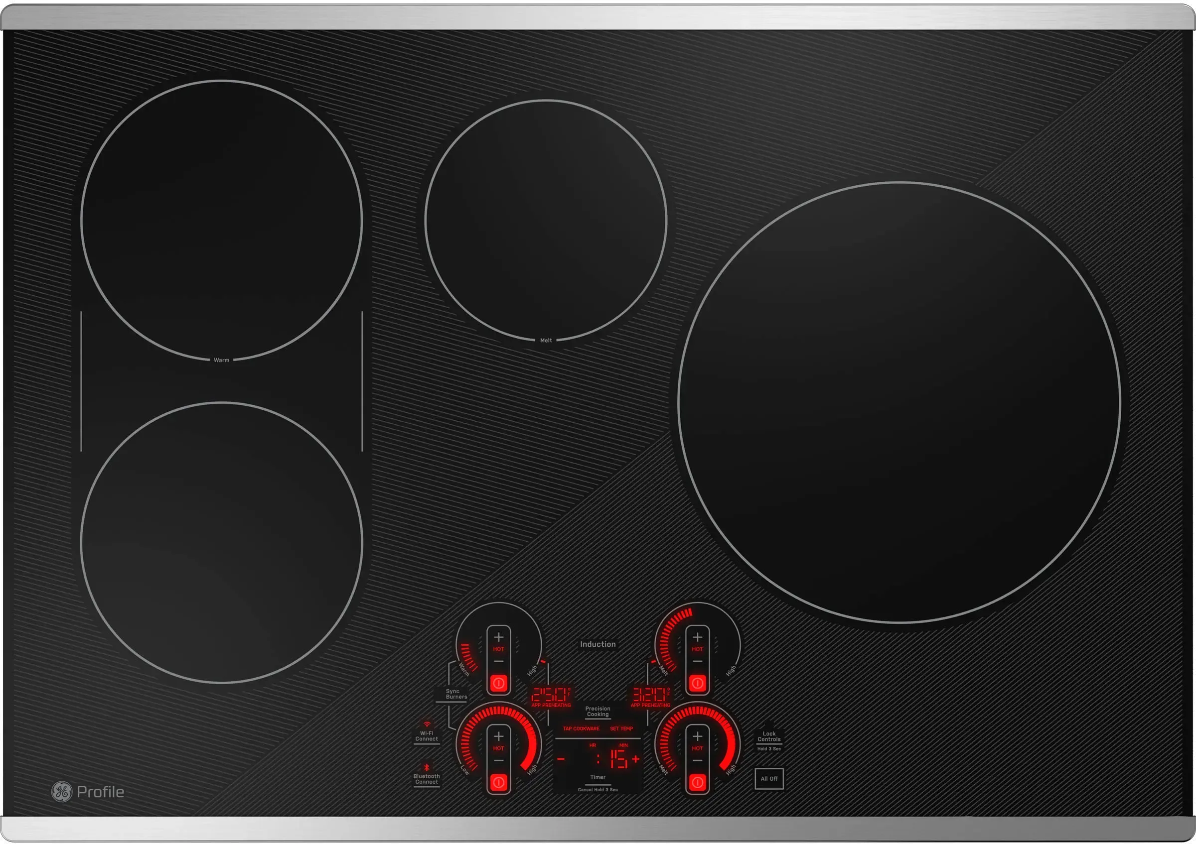 GE Profile Electric Induction Cooktop PHP9030STSS