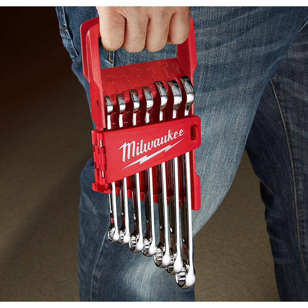 Milwaukee 7-Piece Combination Wrench Set - SAE 48-22-9407 from Milwaukee