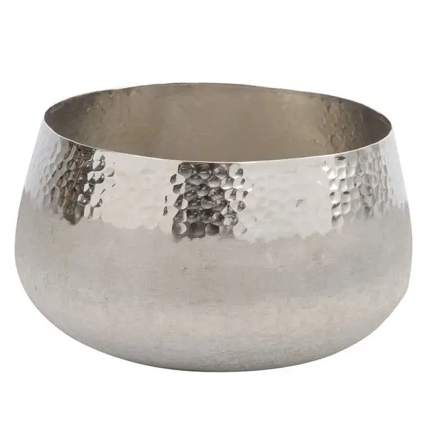 Iron Hammered Planter   Pots Gold Electroplating Finished Storage Planters Table Pots Garden Decor Flower Pots Storing Buckets