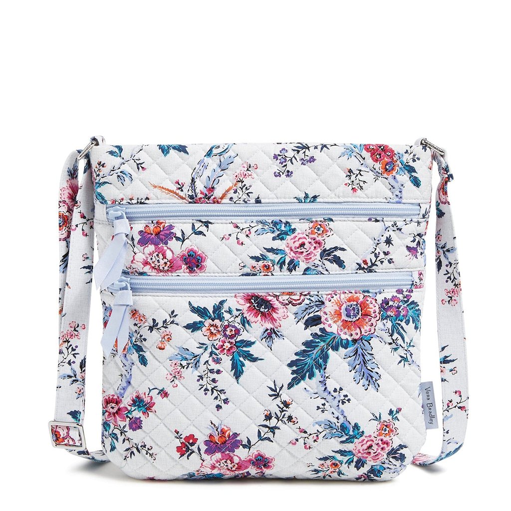 Vera Bradley  Triple Zip Hipster Crossbody Bag in Magnifique Floral