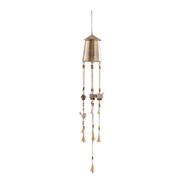 Iron Rustic Birds Windchime Bronze Olivia amp May