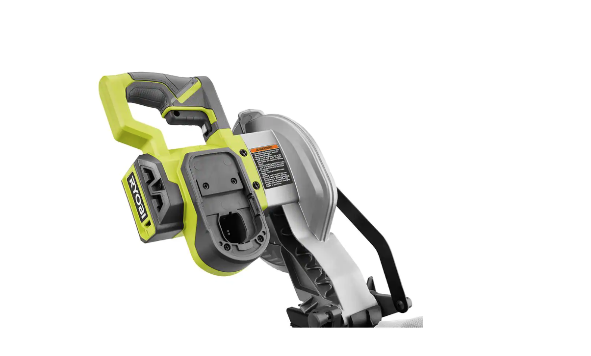 RYOBI P553-PSK005 ONE+ 18V Cordless 7-1/4 in. Compound Miter Saw with 2.0 Ah Battery and Charger