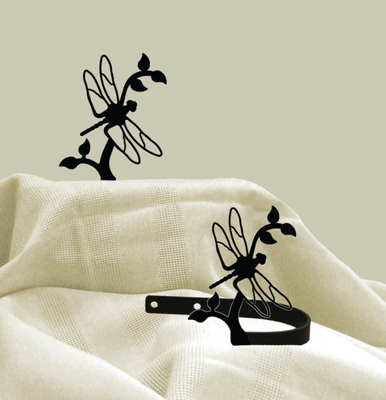 Village Wrought Iron CUR TB 71 Dragonfly   Curtain...