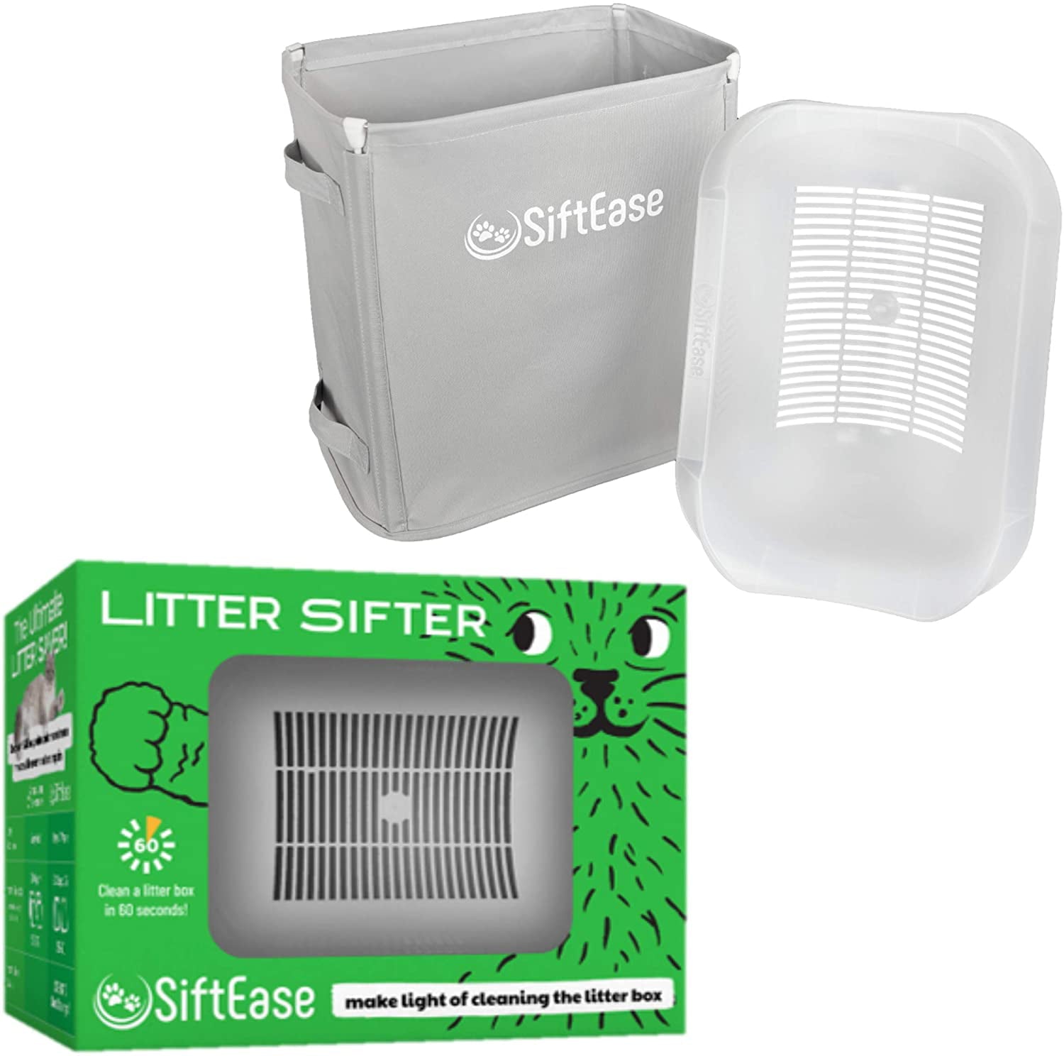 Clean Litter Club Siftease Litter Box Cleaner-Litter Sifter