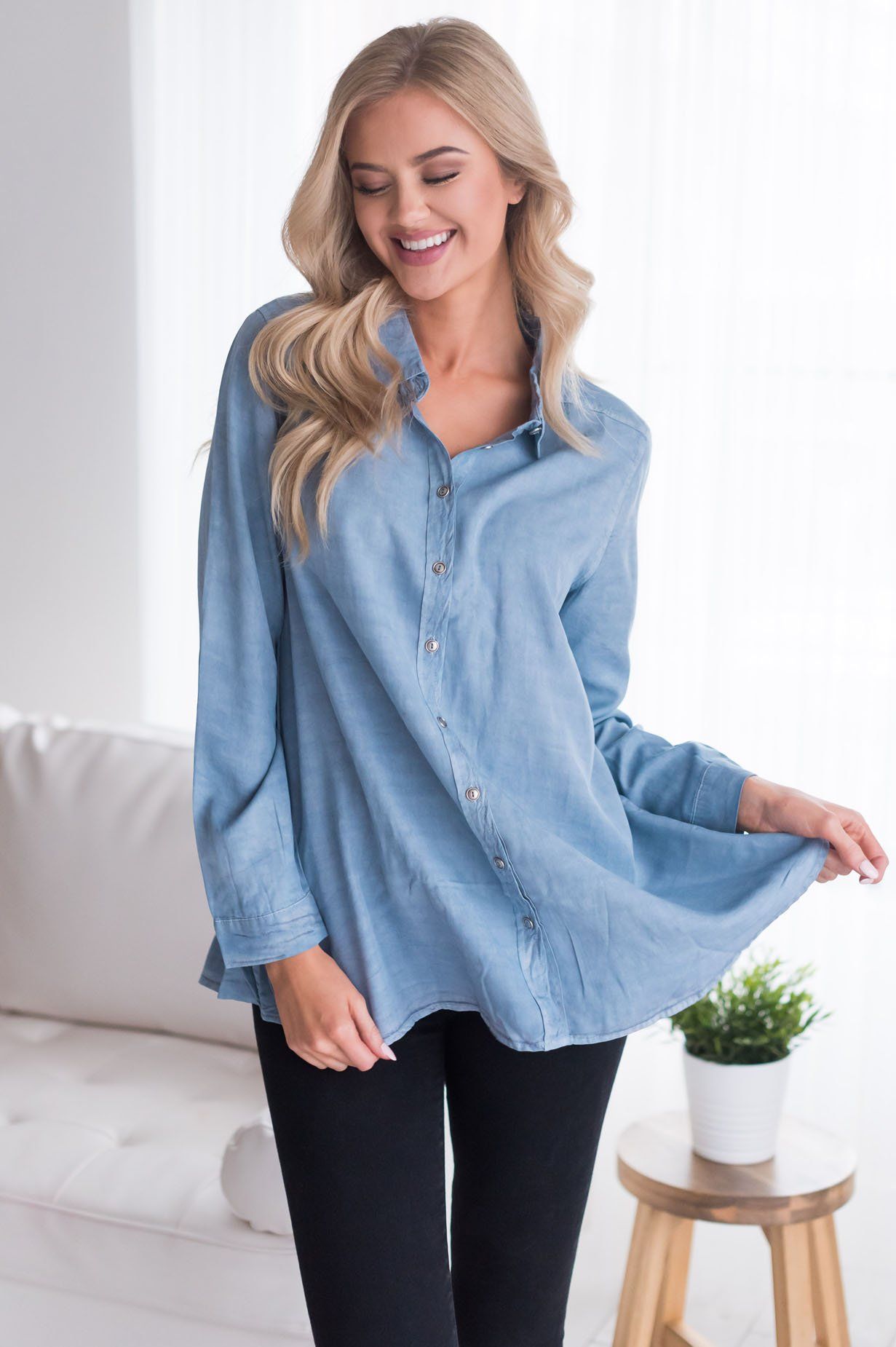 Always Dreaming Modest Blouse