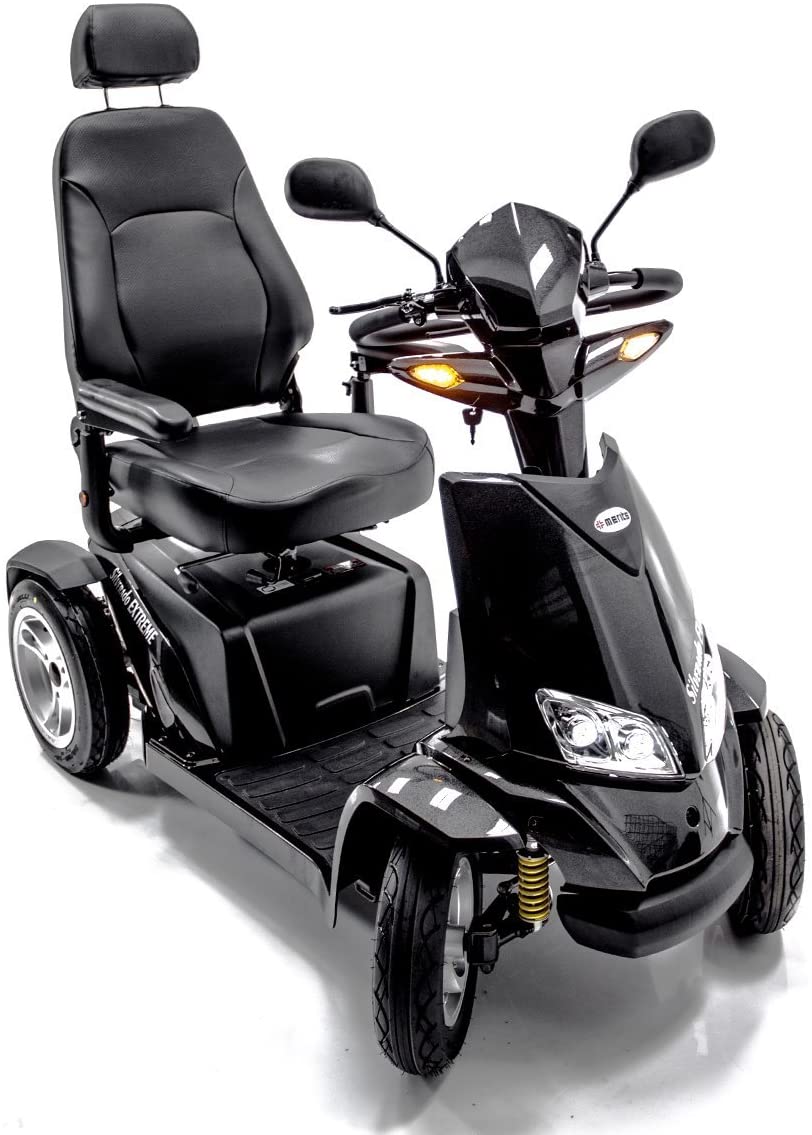 Silverado Extreme 4-Wheel Electric Mobility Scooter + Challenger Accessory Bundle