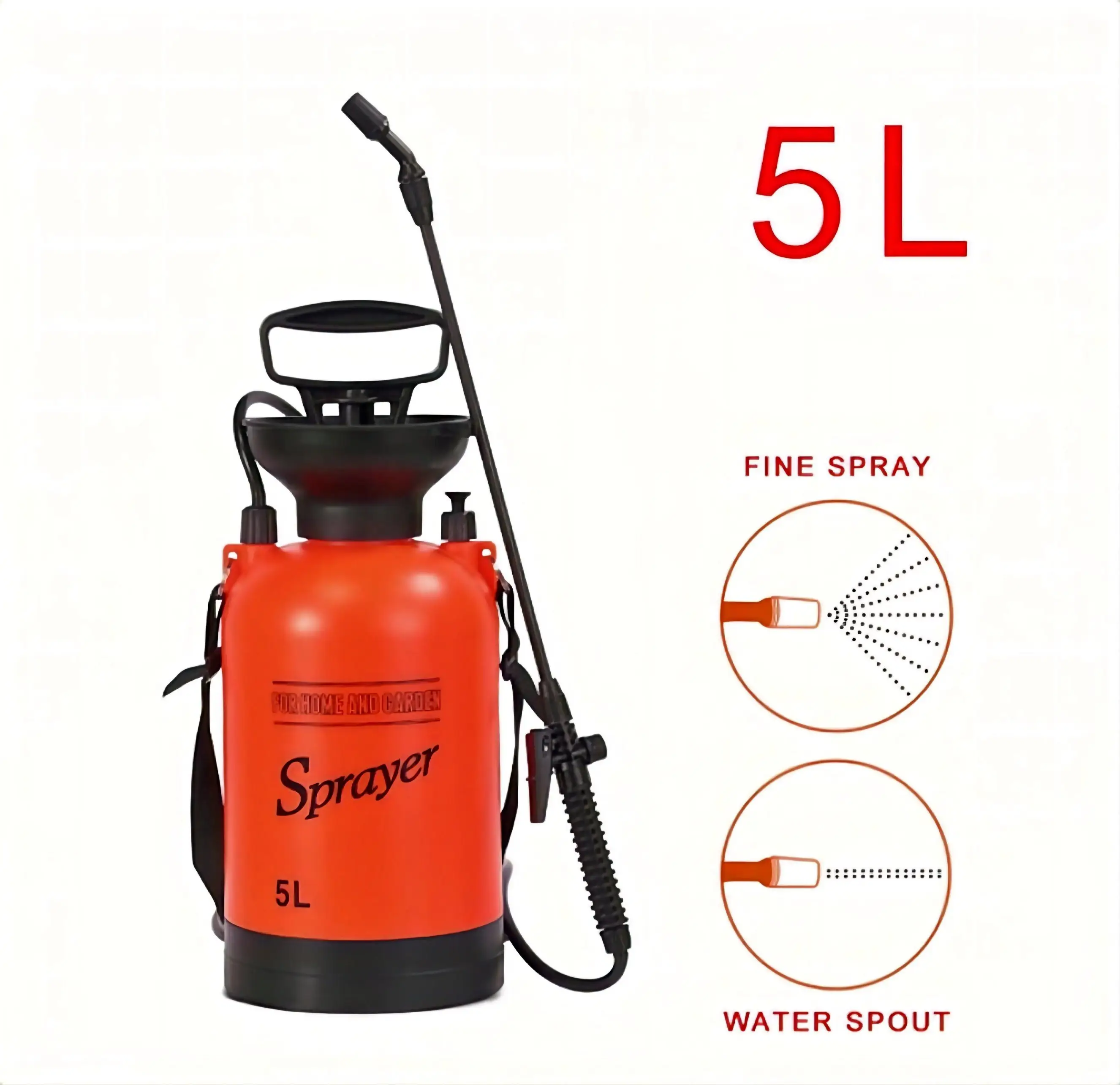 8L High Pressure Agricultural Sprayer For Disinfection