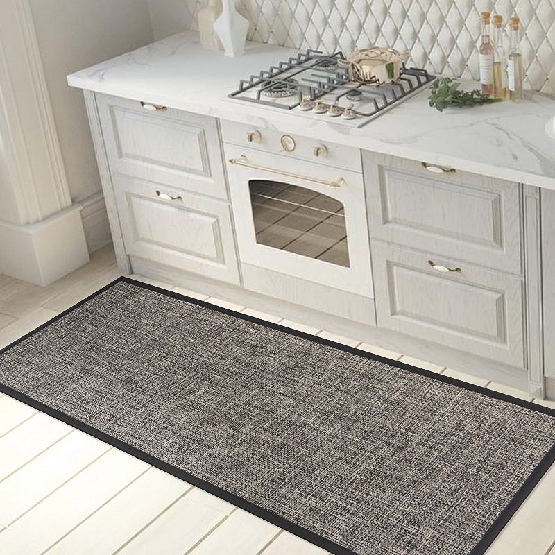 World Rug Gallery Basketweave Textline Anti-Fatigue Mat