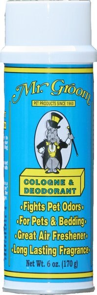 Mr. Groom Cologne and Deodorant Dog and Cat Odor Spray， 6-oz bottle