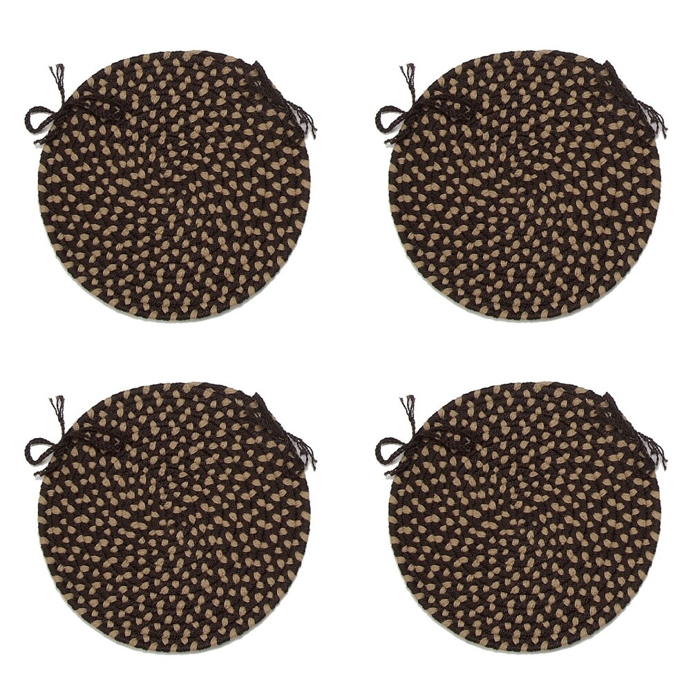 Brook Farm Machine Washable Round Chair Pads