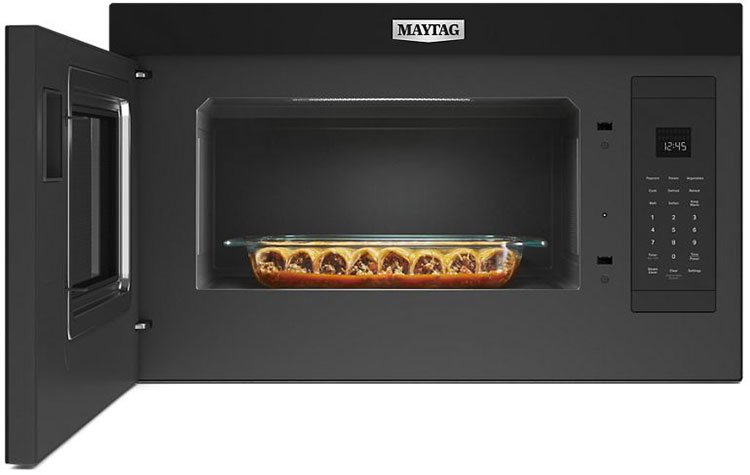 Maytag 1.1 Cu. Ft. Black Over-The-Range Flush Built-In Microwave