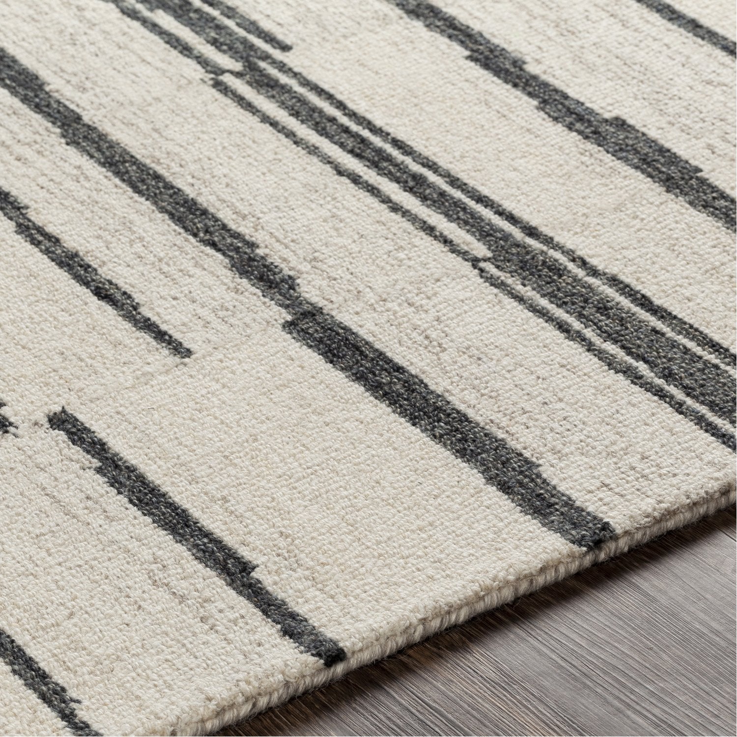 Granada Hand Tufted Rug in Taupe, Beige, Charcoal