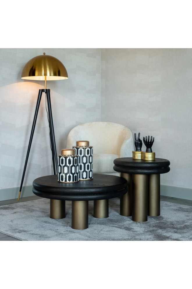 Metal Tripod Coffee Table  OROA Macaron   Transitional   Coffee Tables   by Oroa   Distinctive Furniture  Houzz