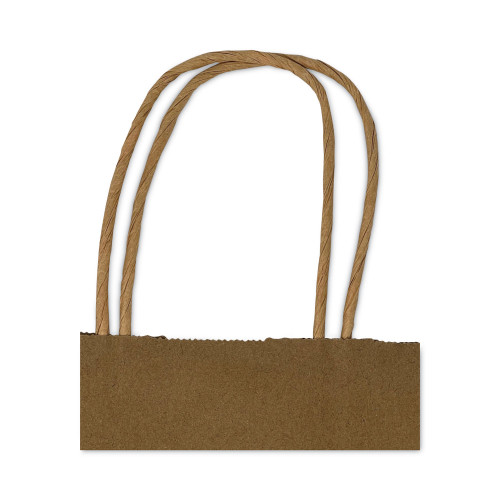 Prime Time Packaging Kraft Paper Bags， Tempo， 8 x 4.75 x 10.5， Natural， 250/Carton (NK8510)