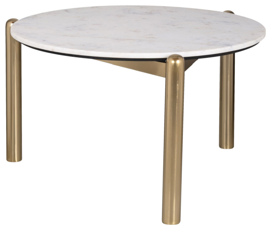 Tripod Marble Coffee Table  OROA Jael   Contemporary   Coffee Tables   by Oroa   Distinctive Furniture  Houzz