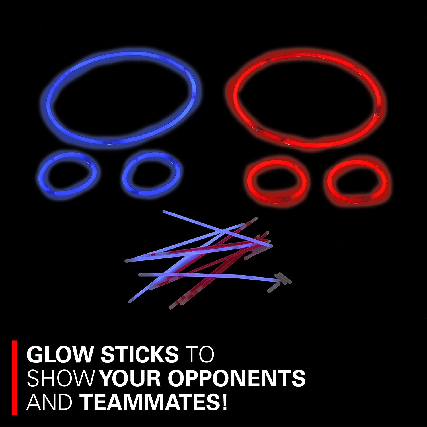 Rukket Sports Glow in the Dark Dodgeball Set for All Ages, Carry Bag & Air Pump Included