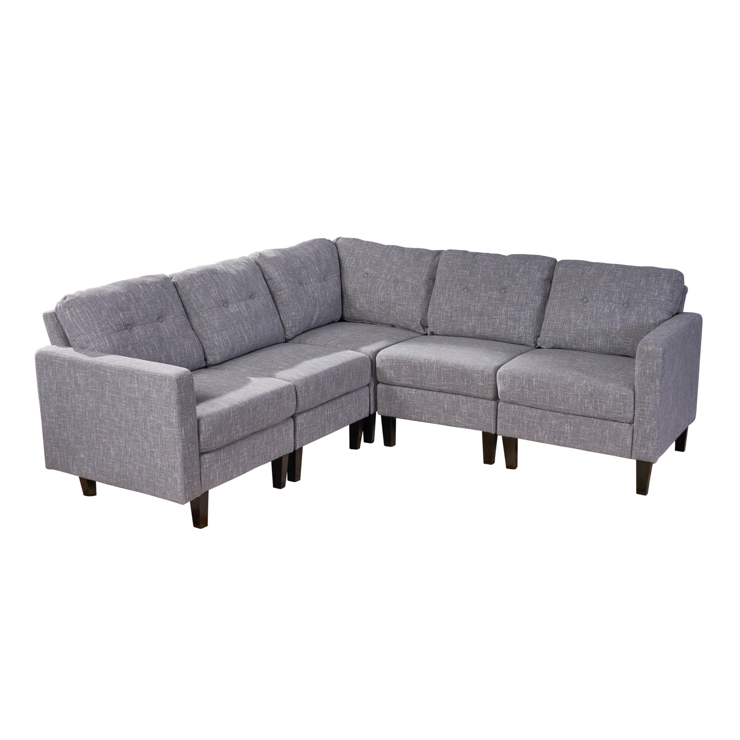 Marsh Mid Century Modern Sectional Sofa Set