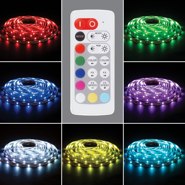 Armacost Lighting Ribbonflex Home 24v Rgb w Hardwire Led Strip Light Kit Cabinet Lights