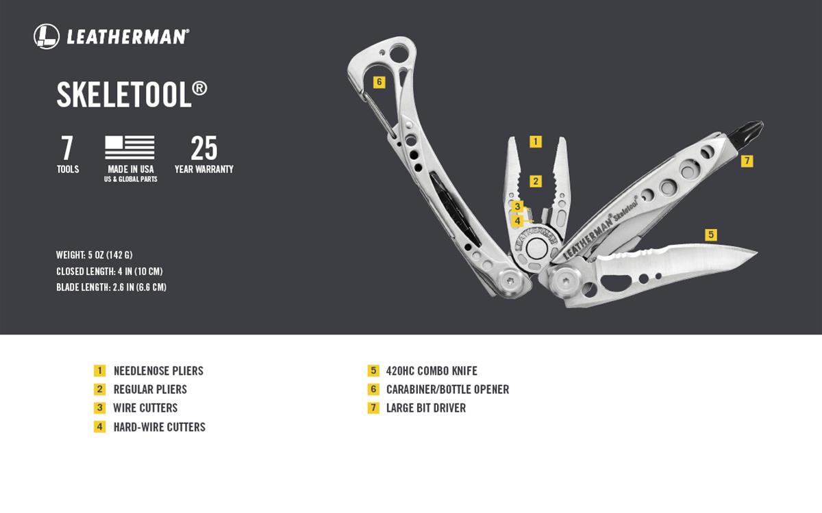 Leatherman 830845 Leatherman Skeletool Multi-Tools