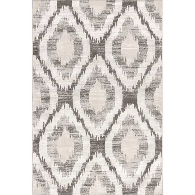 Nuloom Eliise Faded Trellis Machine Washable Area Rug