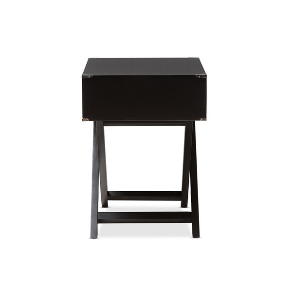 Urban Designs Curtice Modern And Contemporary Drawer Wooden Bedside Table