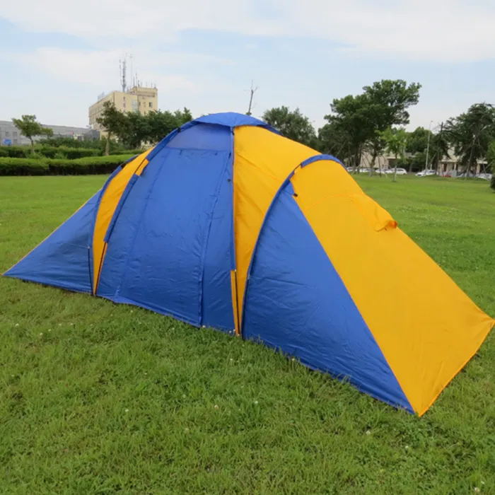 3 4 Person Large family Waterproof 4 Season Outdoor Camping Tent with 2 Rooms 1 Living Room