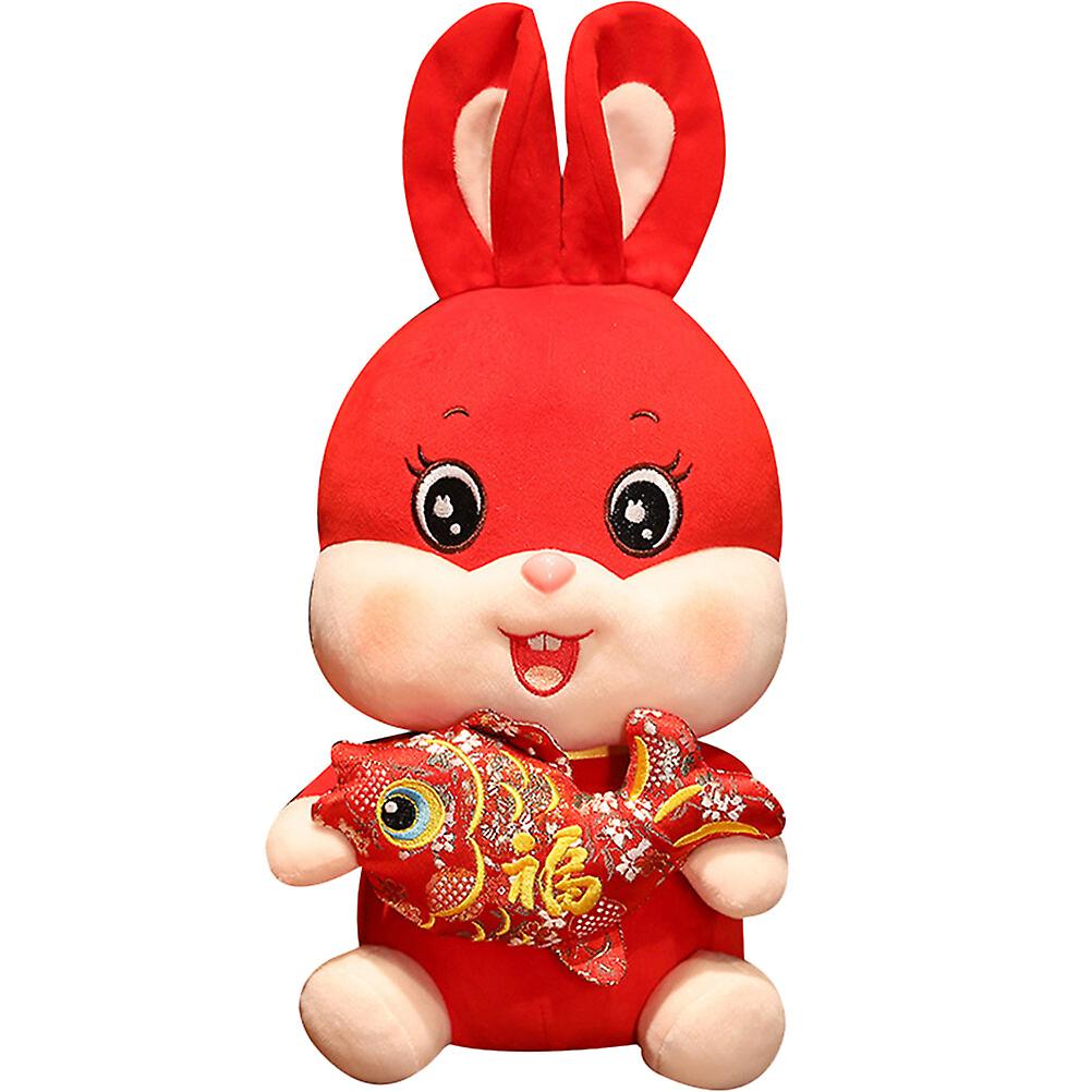 Year Of The Rabbit Doll Stuffed Rabbit Bunny Mascot Toy Kawaii Stuffed Animal