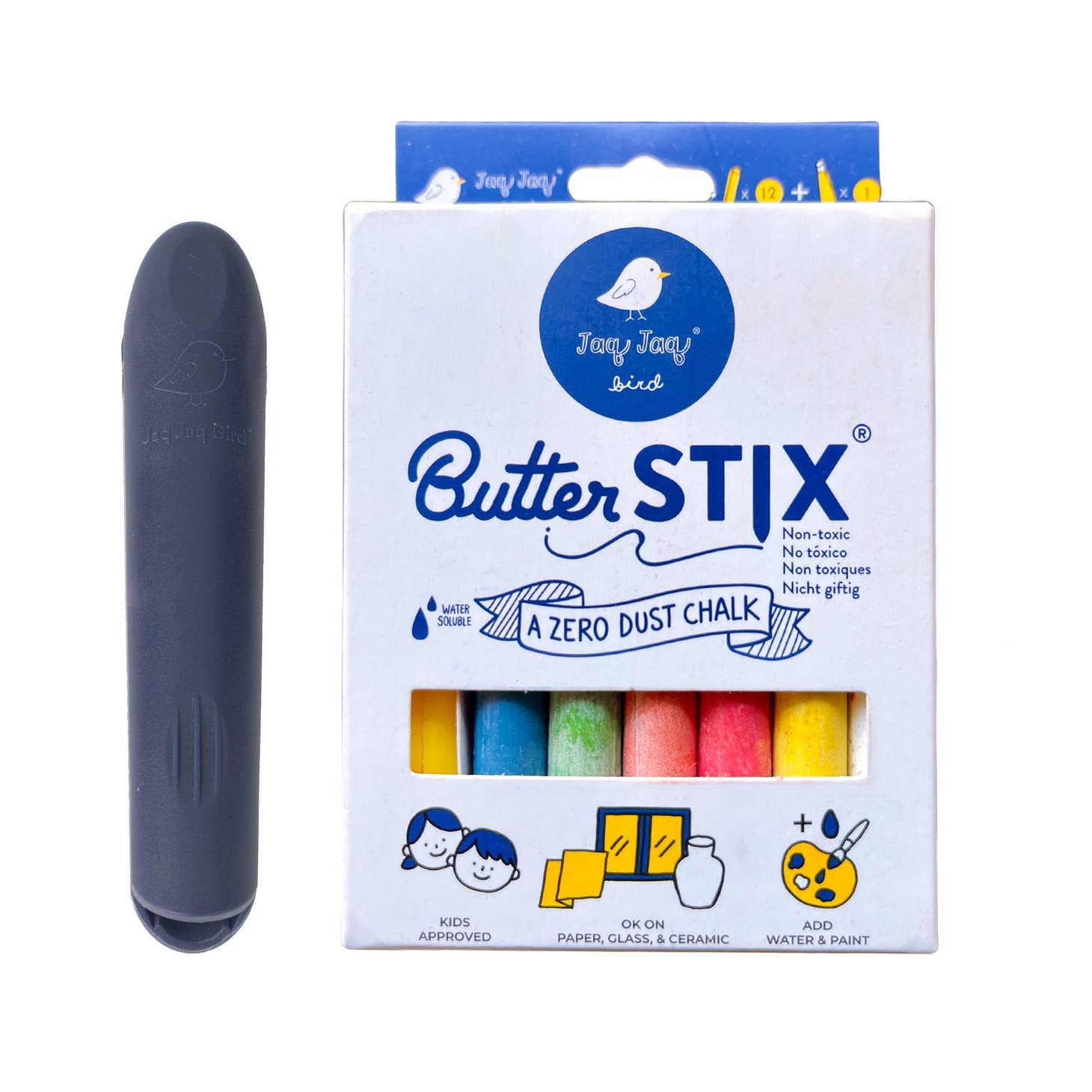 Butterstix - 12pk Assorted Colors with Holder by Jaq Jaq Bird