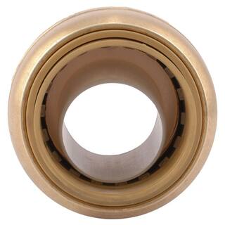 SharkBite 1 in. Push-to-Connect Brass Coupling Fitting U020LFA