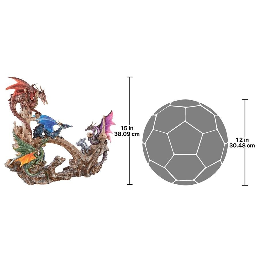 Design Toscano Battle Of Valhalla Dragon Statue