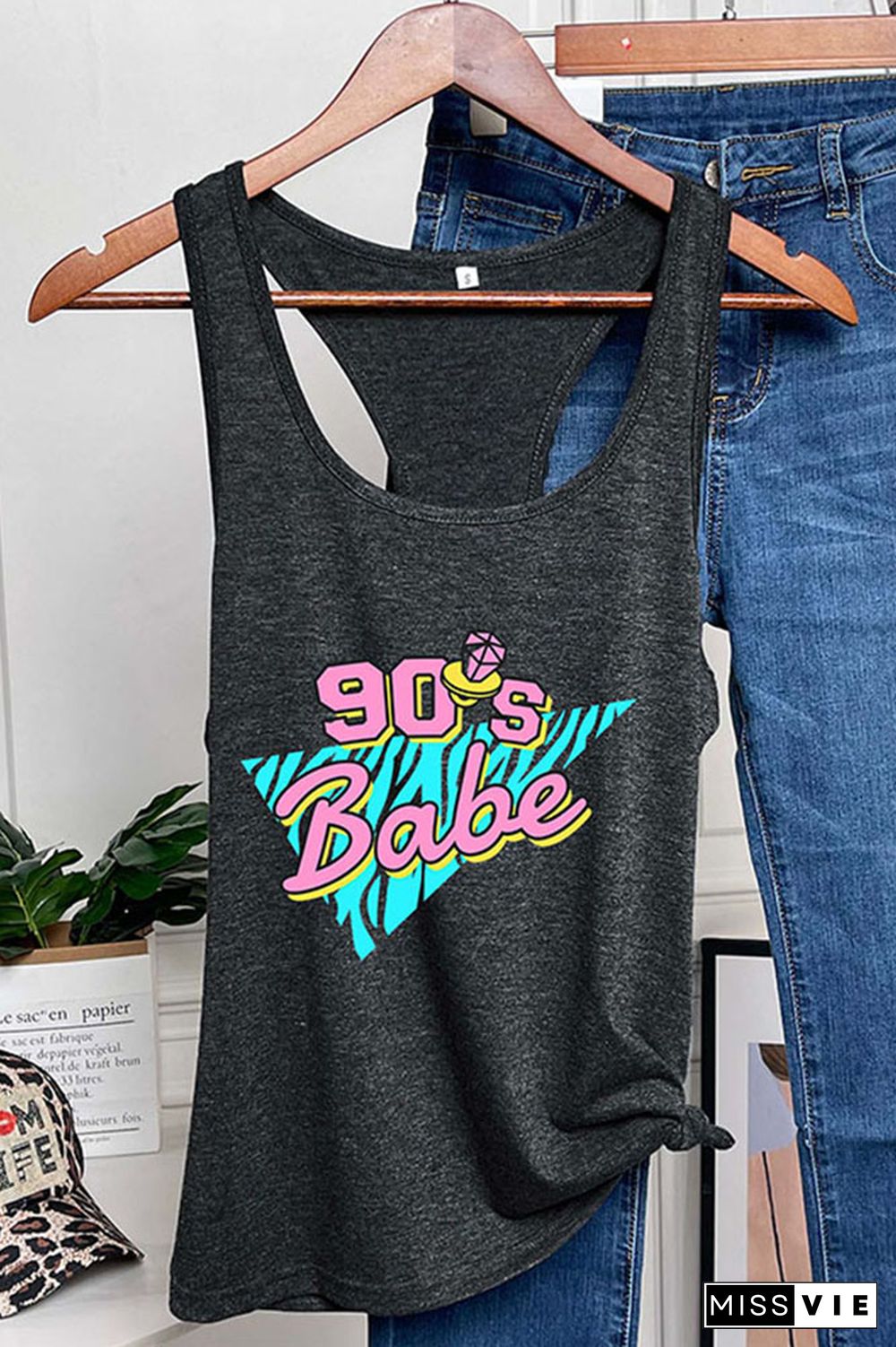 90's Babe Retro Style Tank Top Wholesale