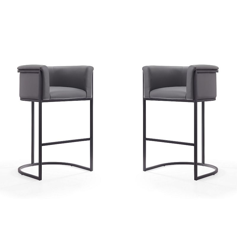 MANHATTAN COMFORT Cosmopolitan Bar Stool 2-piece Set