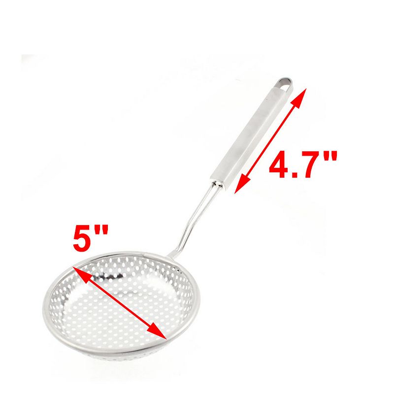 Flat Head Ladle Strainer Kitchen Utensil 13 Length