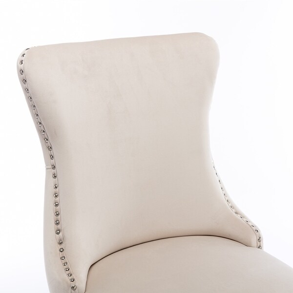 Upholstered Wing-Back Dining Chair